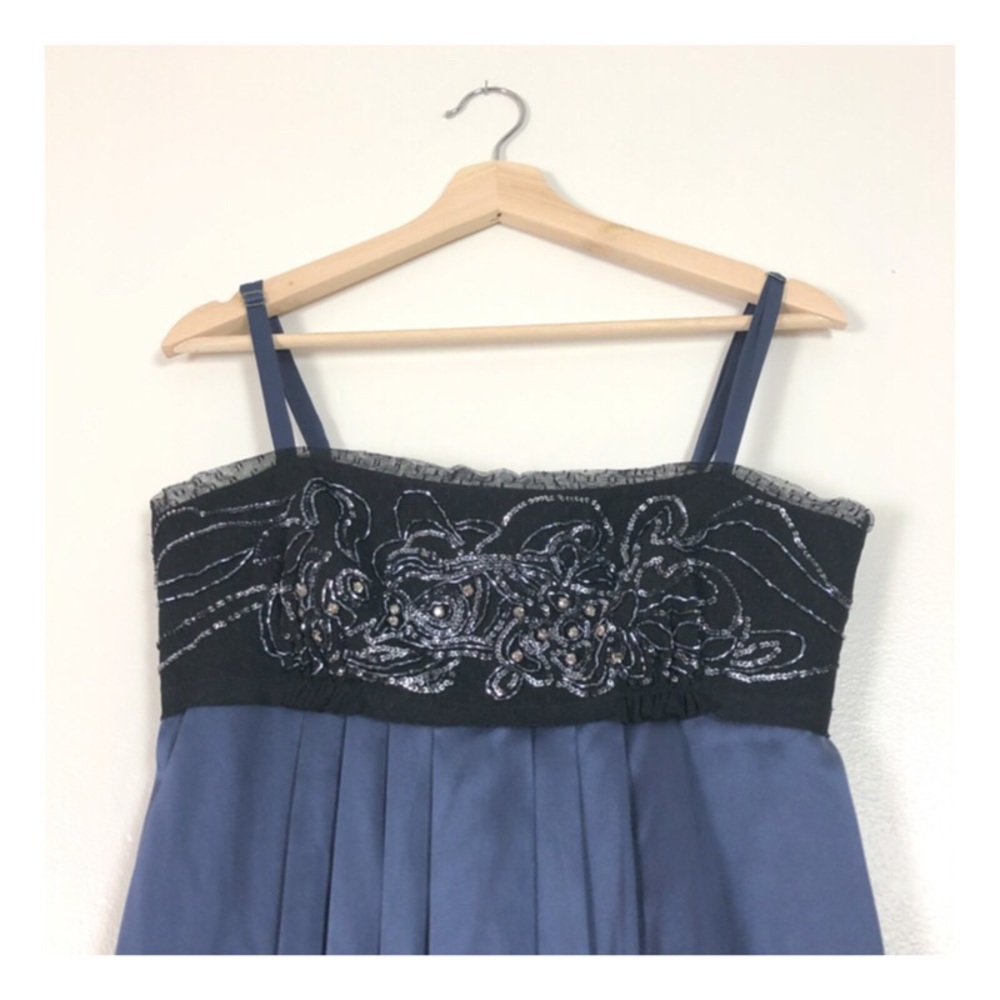 sequins and silk bcbg dress
